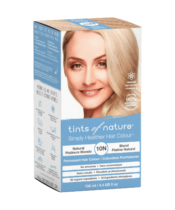 TINTS OF NATURE T10N Natural Platinum Blonde 130 ml Ilgalaikiai plaukų dažai