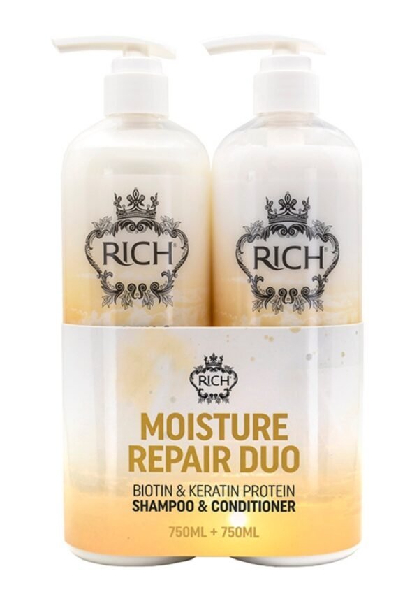 RICH Pure Luxury Moisture Repair Duo 750 ml + 750 ml Rinkiniai