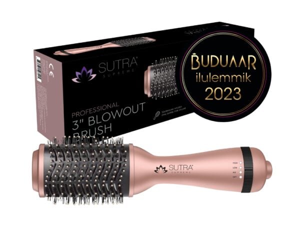SUTRA Professional 3″ Blowout Brush Rose Gold * PRIEDAI IR AKSESUARAI