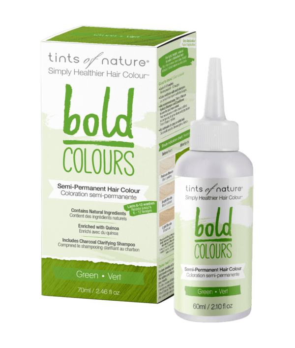 TINTS OF NATURE Bold Colours Green 70 ml Pusiau ilgalaikiai dažai