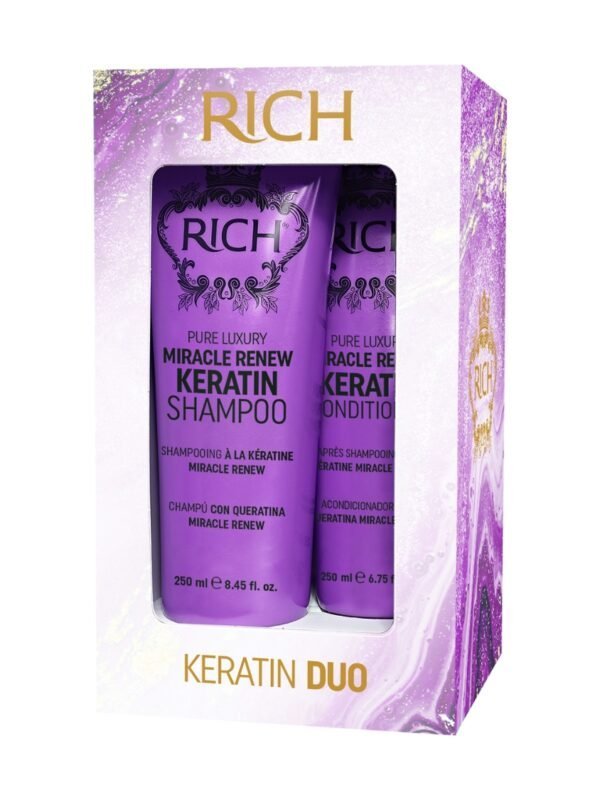 RICH Pure Luxury Keratin Duo 250+250 ml Rinkiniai