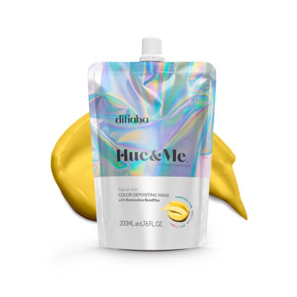 DIFIABA Hue&Me Tuscan Sun Color Depositing Mask 200 ml Intensyvios spalvos