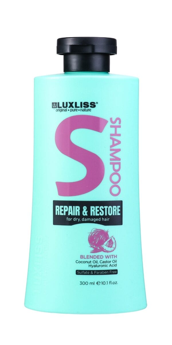 LUXLISS Repair & Restore Shampoo 300 ml Šampūnai