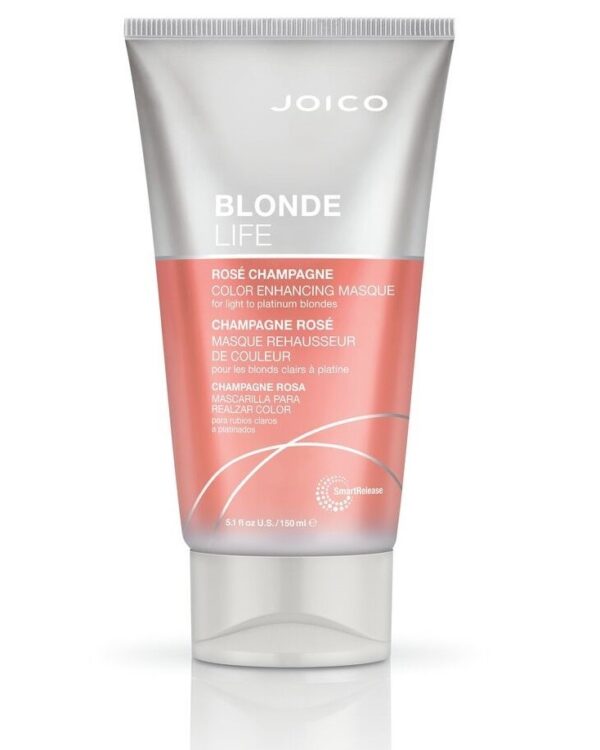 JOICO Blonde Life Color Enhancing Masque Rose Champagne 150 ml Kaukės