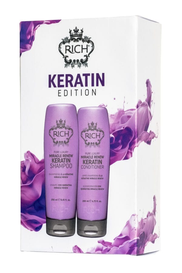 RICH Pure Luxury Keratin Edition 250+200 ml Rinkiniai