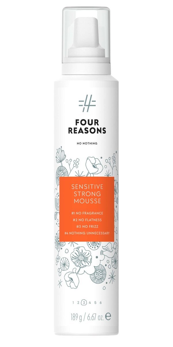 FOUR REASONS No Nothing Sensitive Strong Mousse 200 ml